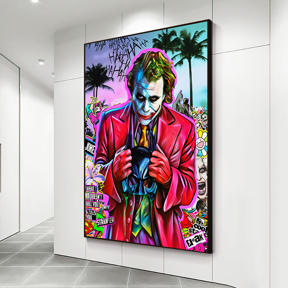 Tableau Joker Pop Art toile