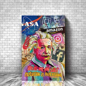 Décoration murale affiche d'Einstein –