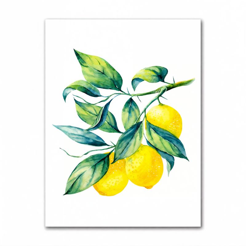 Tableau citrons cadre