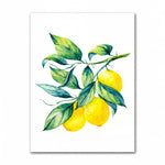 Tableau citrons cadre