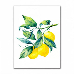 Tableau citrons cadre