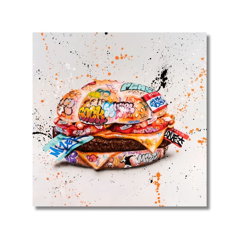 Tableau cuisine street art