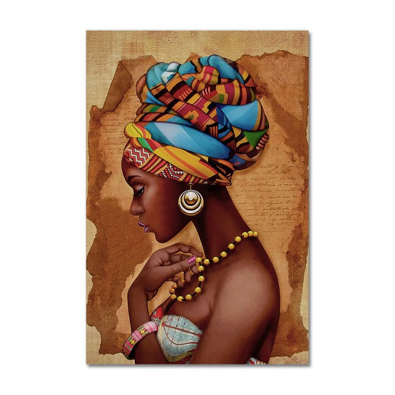 tableau femme africaine toile