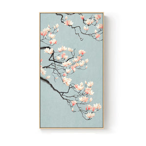 tableau japonais sakura toile
