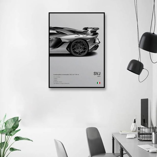 Tableau Lamborghini SVJ