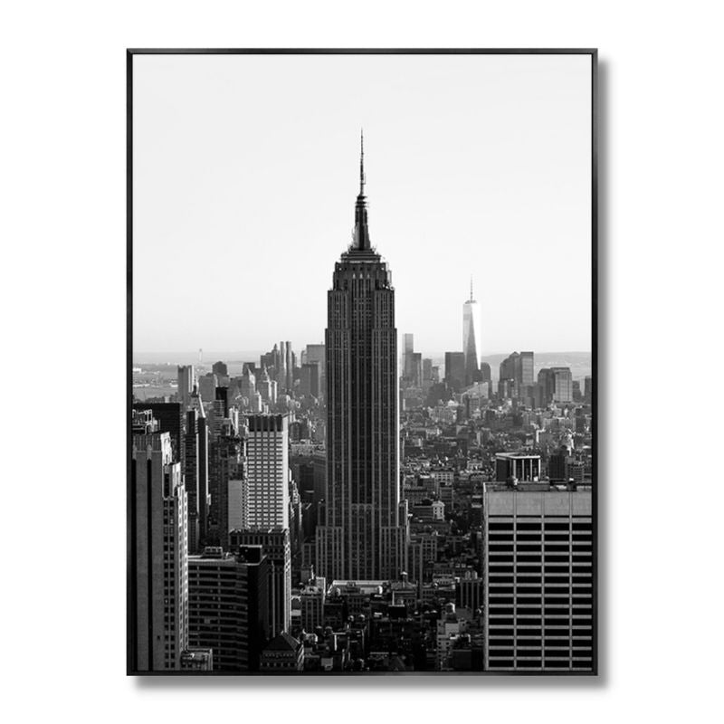 Tableau New York noir et blanc toile murale imprimée