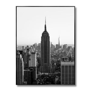 Tableau New York noir et blanc toile murale imprimée