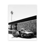 Tableau Porsche Noir et Blanc