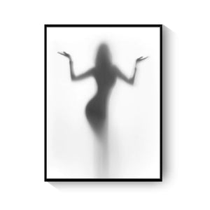 tableau silhouette femme