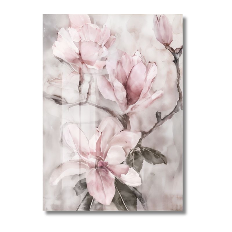 Tableau Triptyque Fleurs toile 2