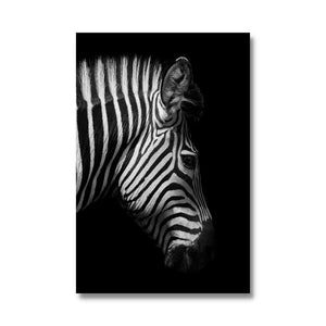 tableau zebre noir et blanc
