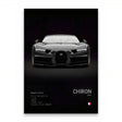 tableau bugatti Chiron toile