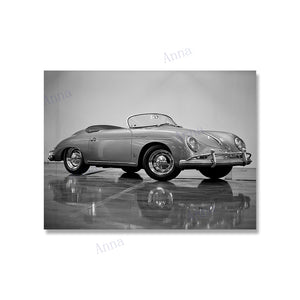 Tableau Porsche Vintage