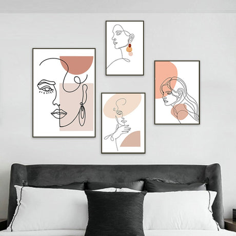 Tableau Minimaliste Femme