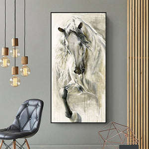 Tableau peinture chevaux
