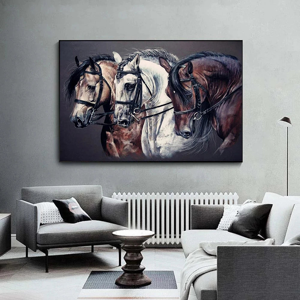 tableau cheval de trait
