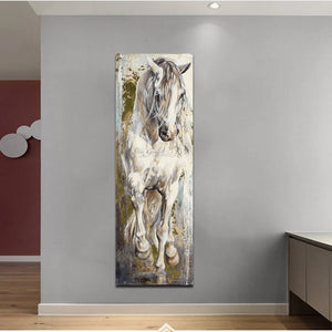 peinture cheval moderne cadre