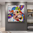 tableau vache pop art