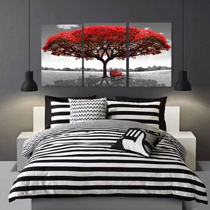 Tableau Triptyque Arbre de vie