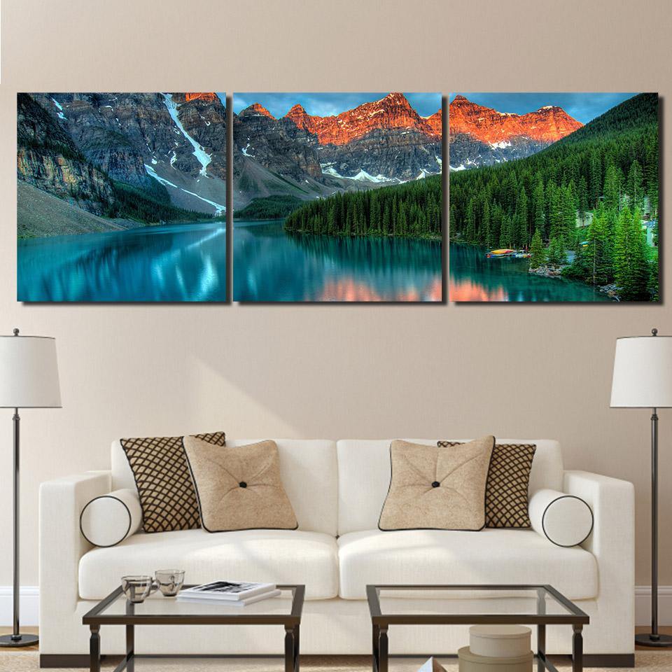 BANFF NATIONAL PARK, CANADA - Toile imprimée sur châssis - Art-Cadre.fr