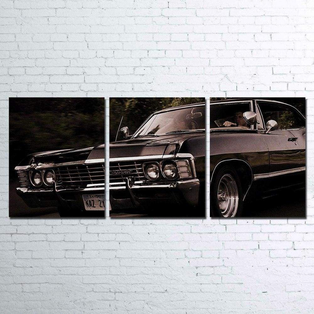 CHEVROLET SUPERNATURAL - Toile imprimée sur châssis - Art-Cadre.fr