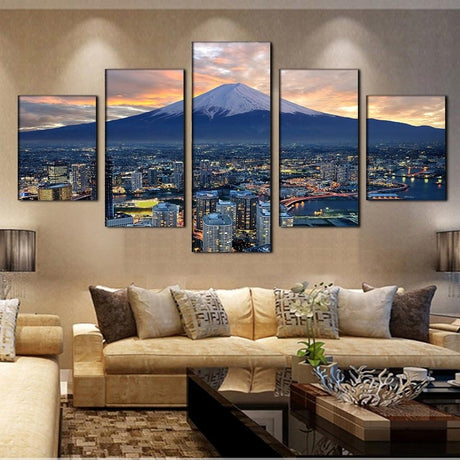 MONT-FUJI, JAPON - Toile imprimée sur châssis - Art-Cadre.fr