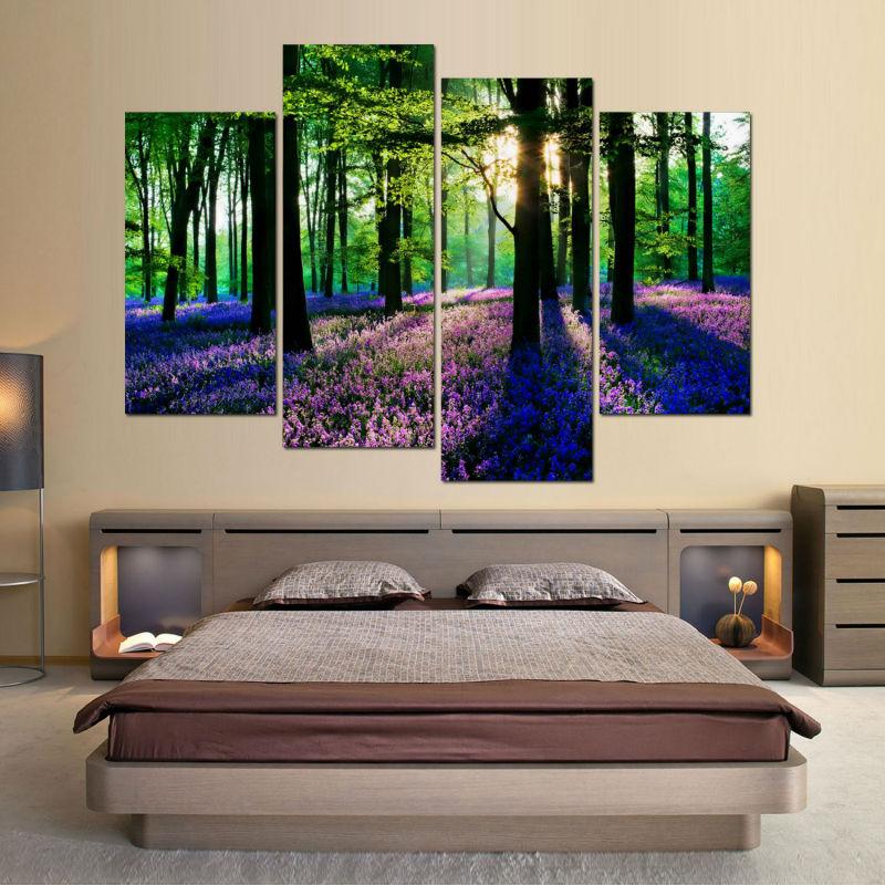 PRINTEMPS FORESTIER - Toile imprimée sur châssis - Art-Cadre.fr