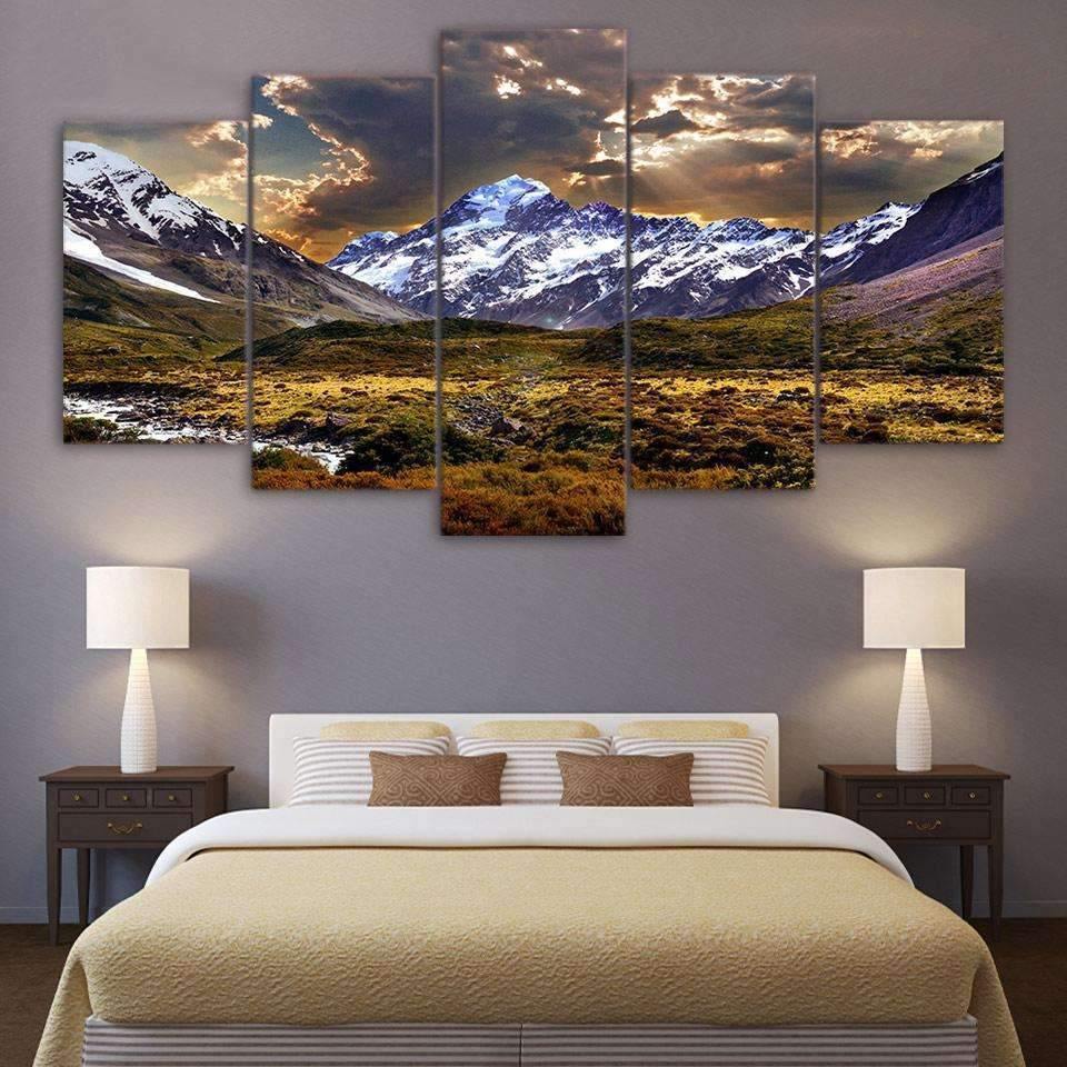 Tableau Aoraki, Nouvelle-Zélande | Déco murale en impression sur toile. - Art-Cadre.fr
