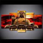 Tableau Aux pieds de Bouddha | Décoration murale imprimée sur toile. - Art-Cadre.fr
