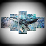 Tableau Baleine bleue | Décoration murale sur toile imprimée - Art-Cadre.fr
