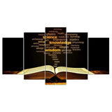 BIBLE OUVERTE - Tableau mural sur toile imprimée - Art-Cadre.fr