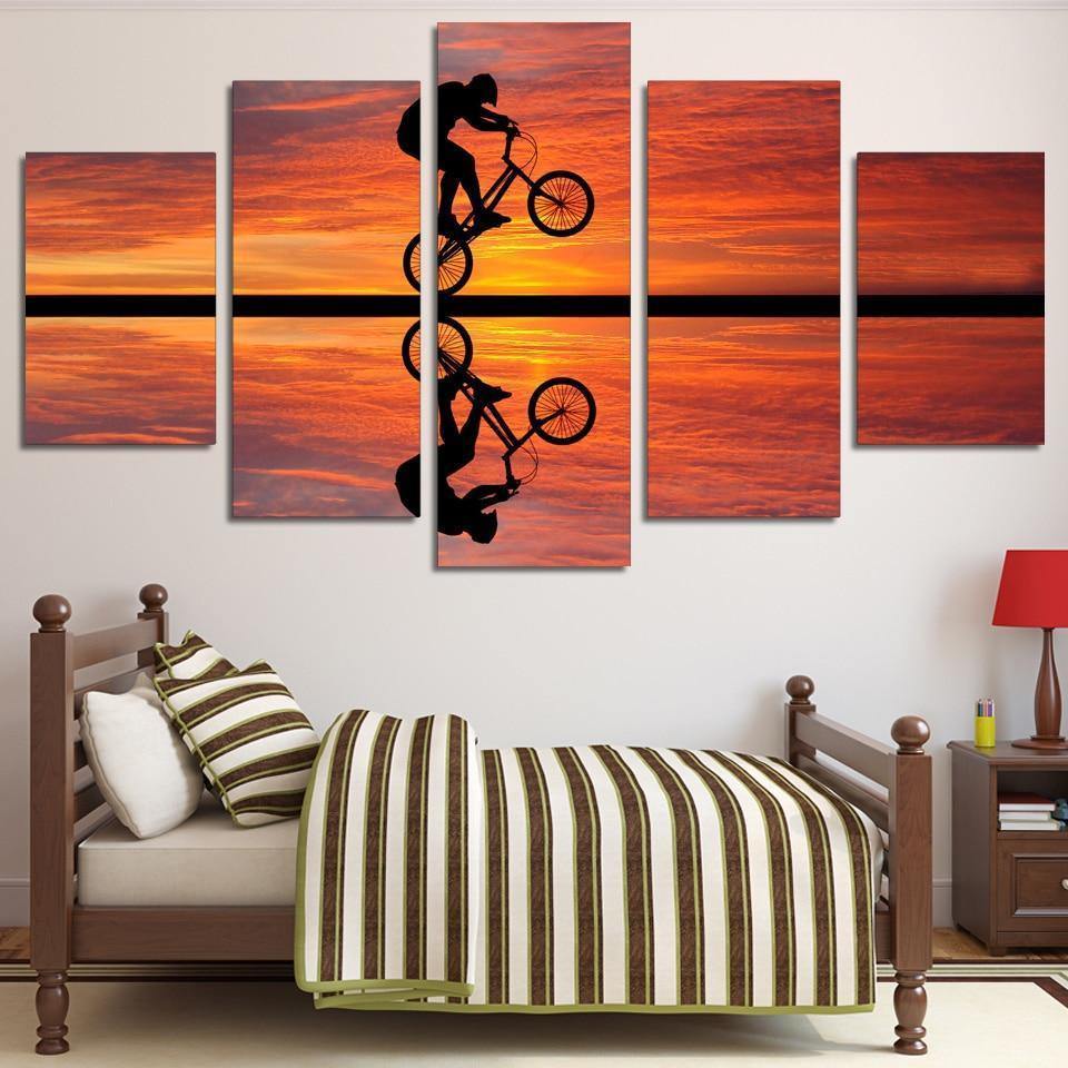 BMX, HALF CAB - Tableau mural sur toile imprimée - Art-Cadre.fr