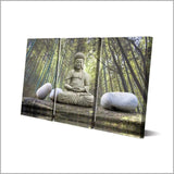 BOUDDHA DANS LA NATURE 2 - Tableau mural sur toile imprimée - Art-Cadre.fr