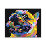 tableau bouledogue pop art toile