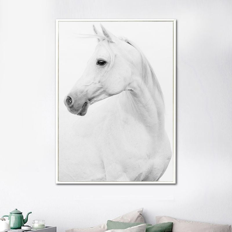 Tableau cheval blanc