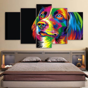 Tableau chien pop art