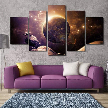 DANS L'UNIVERS - Tableau mural sur toile imprimée - Art-Cadre.fr