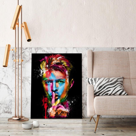 DAVID BOWIE - Tableau mural sur toile imprimée - Art-Cadre.fr