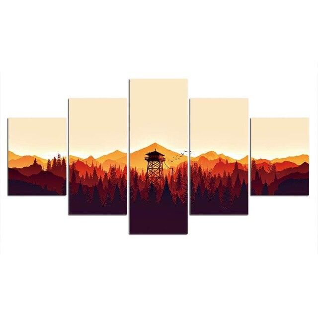 FIREWATCH - Toile imprimée sur châssis - Art-Cadre.fr