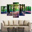 Tableau Forêt fleurie | Décoration murale imprimée sur toile. - Art-Cadre.fr