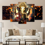 GANESH DORÉ - Tableau mural sur toile imprimée - Art-Cadre.fr
