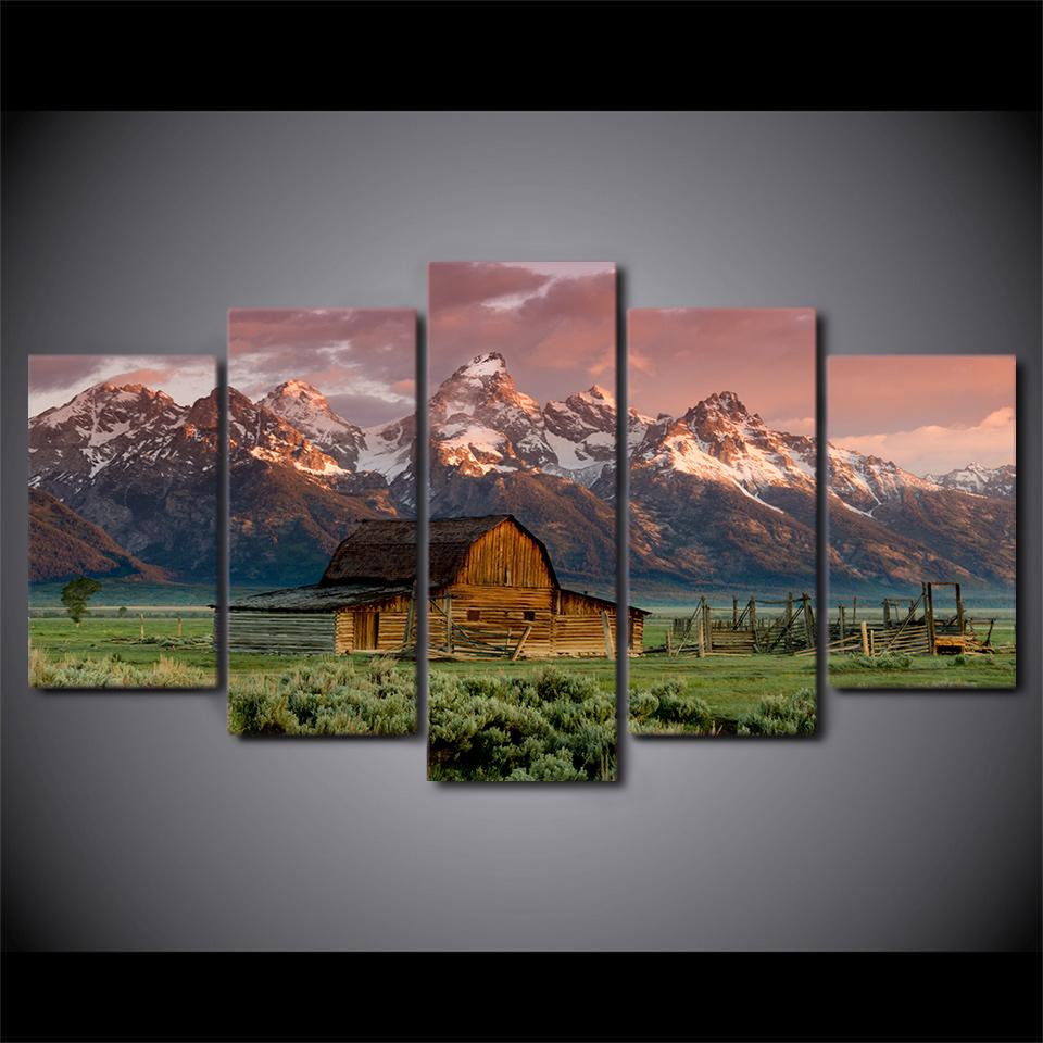 GRAND TETON PARK, WYOMING - Tableau mural sur toile imprimée - Art-Cadre.fr