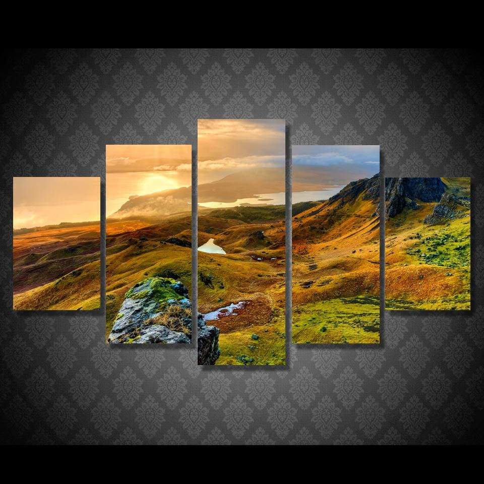 ÎLE DE SKYE, ÉCOSSE - Tableau mural sur toile imprimée - Art-Cadre.fr