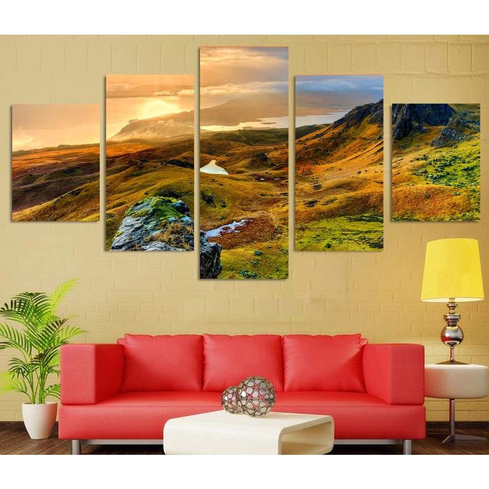 ÎLE DE SKYE, ÉCOSSE - Tableau mural sur toile imprimée - Art-Cadre.fr