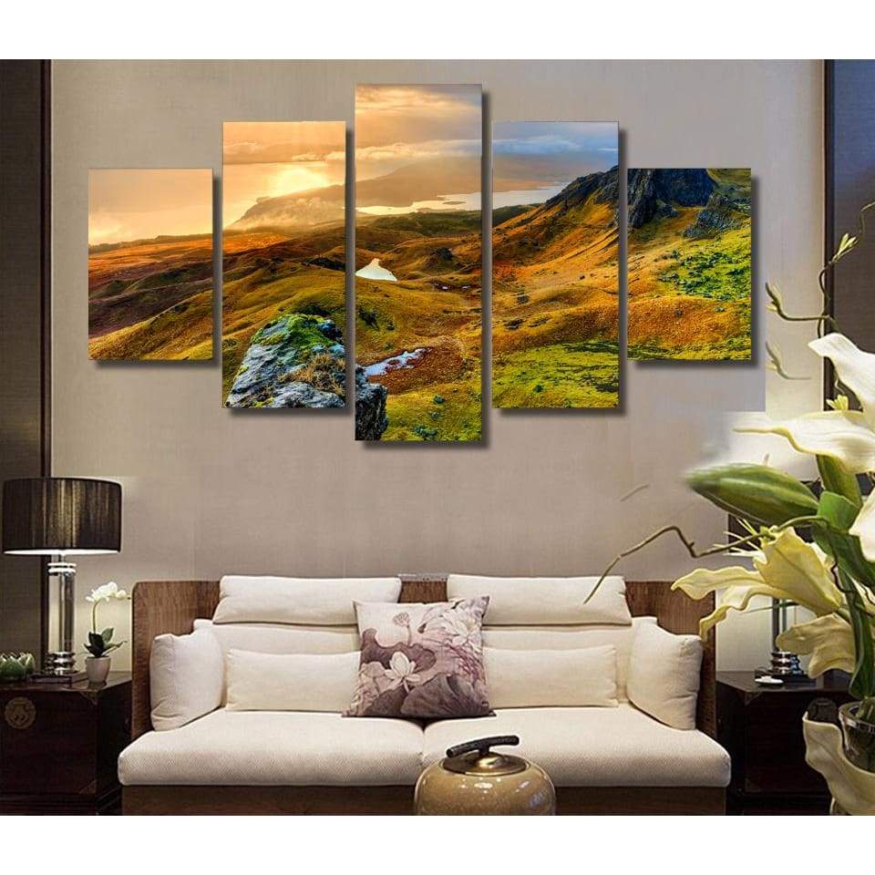 ÎLE DE SKYE, ÉCOSSE - Tableau mural sur toile imprimée - Art-Cadre.fr