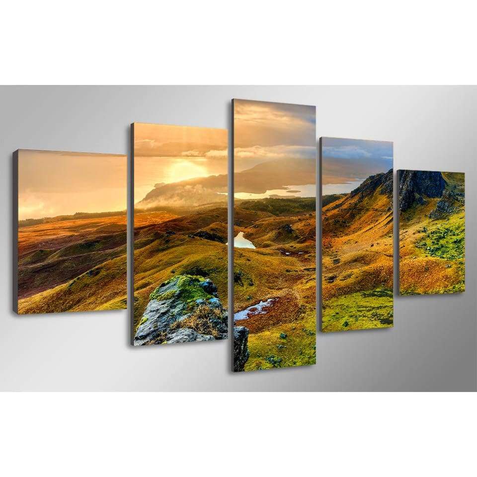 ÎLE DE SKYE, ÉCOSSE - Tableau mural sur toile imprimée - Art-Cadre.fr