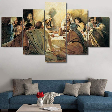 LE DERNIER SOUPER - Tableau mural sur toile imprimée - Art-Cadre.fr