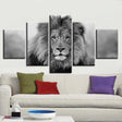 LION, ROI DES ANIMAUX - Tableau mural sur toile imprimée - Art-Cadre.fr