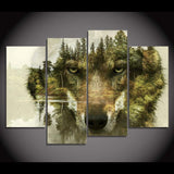 LOUP - Tableau mural sur toile imprimée - Art-Cadre.fr