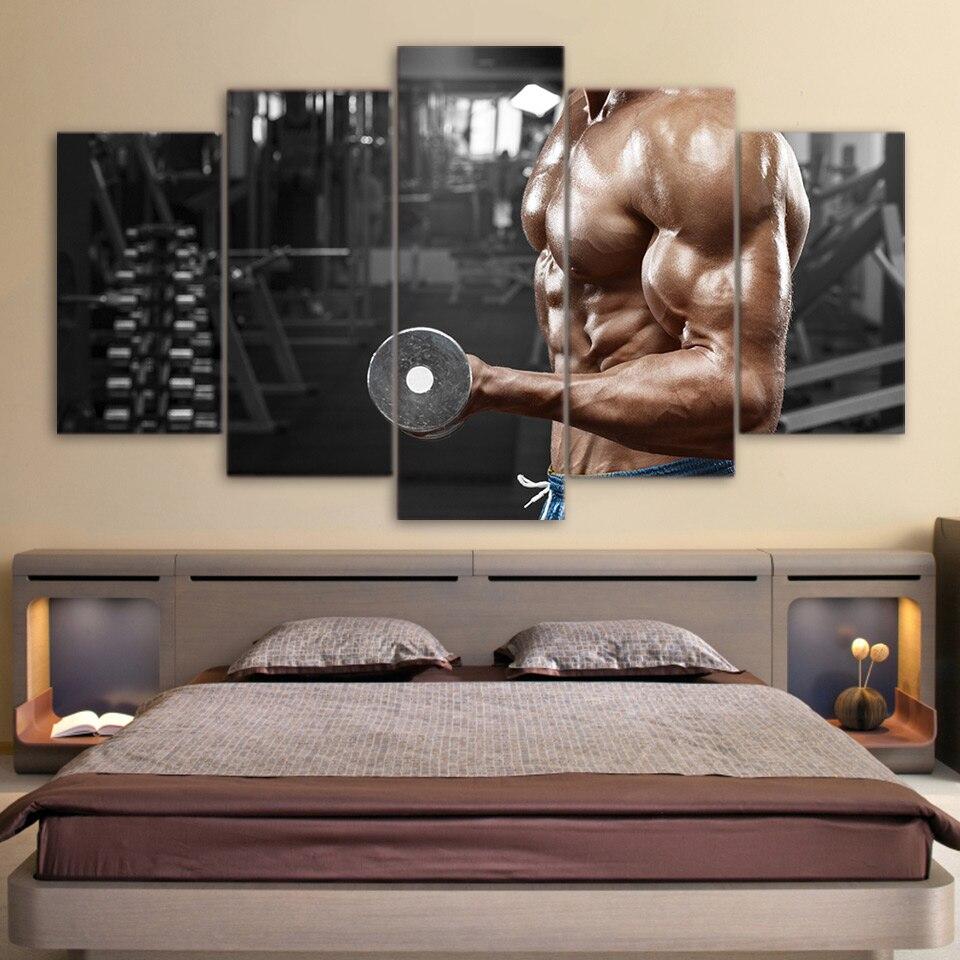 MUSCULATION - Tableau mural sur toile imprimée - Art-Cadre.fr